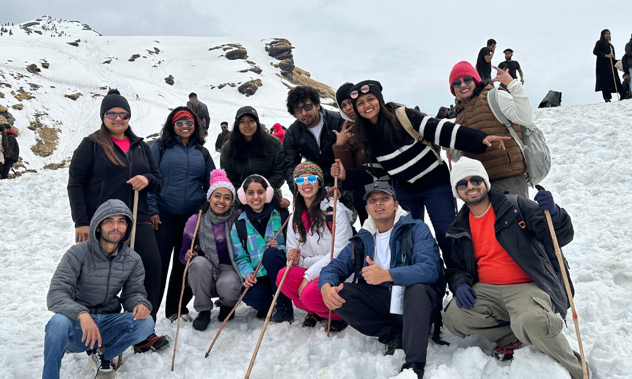 Scenic view of manali