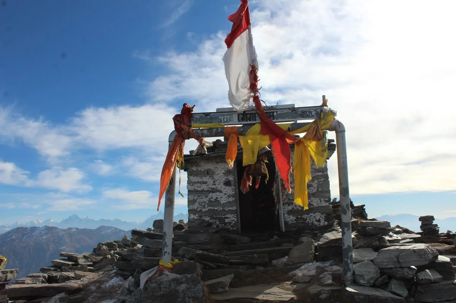 Scenic view of Chopta