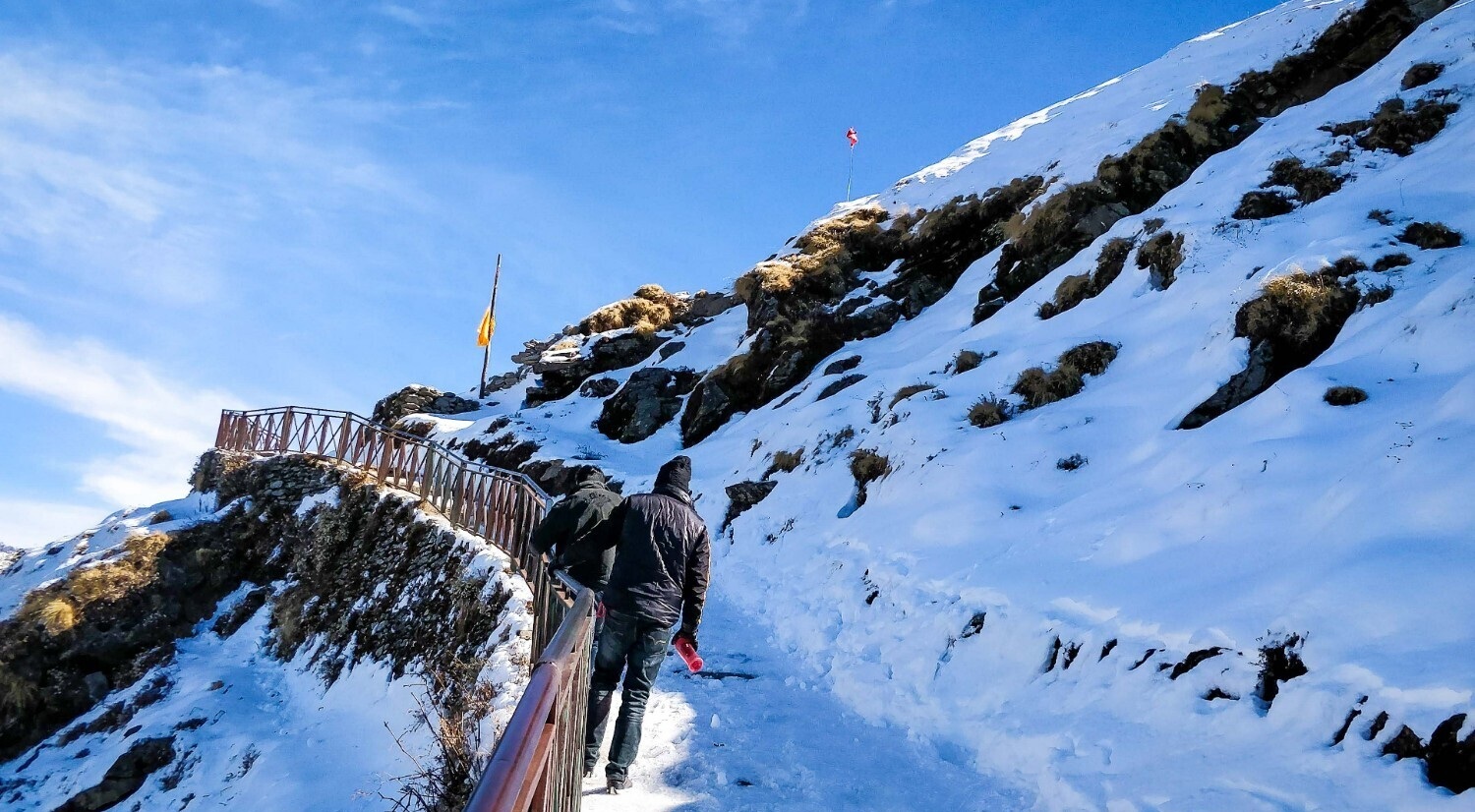 Scenic view of manali