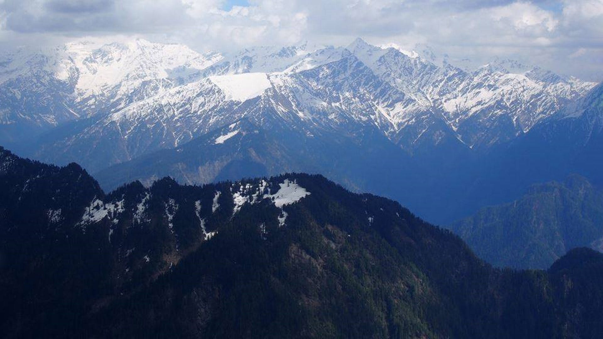 Scenic view of Chopta